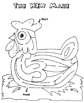 channel maze worksheet for kids