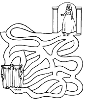 channel maze worksheet for kids