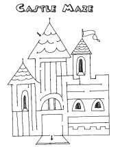 channel maze worksheet for kids