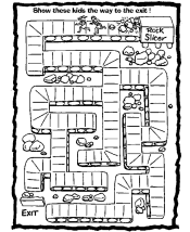 channel maze worksheet