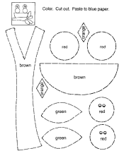 cut-and-paste child activity worksheet