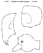 cut-and-paste child activity worksheets