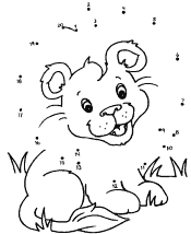easy dot to dot worksheets