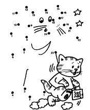 easy dot to dot worksheet for kids