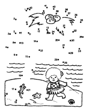 easy dot to dot worksheet for kids