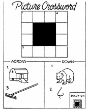easy crossword puzzles for kids