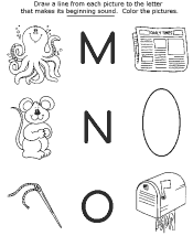 preschool activity worksheet